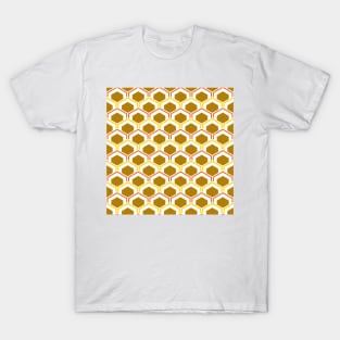 Mid Century Modern Hexagons T-Shirt